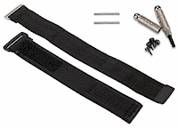 Stoff-Armband schwarz zu GARMIN fenix