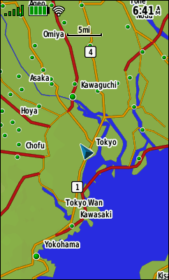 GARMIN GPSMAP 66s/st/sr/i - Base Map Example Japan