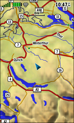 GARMIN GPSMAP 66s/st/sr/i - Base Map Example Switzerland