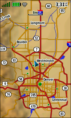 GARMIN GPSMAP 66s/st/sr/i - Base Map Example USA