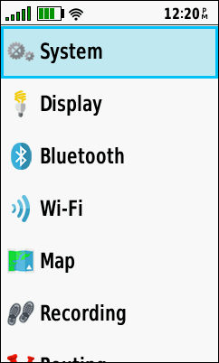 GARMIN GPSMAP 66s/st/sr/i - Setup as a List