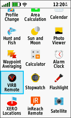 GARMIN GPSMAP 66s/st/sr/i - Main Menu (small symbols, 3 of 3)