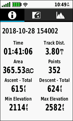 GARMIN GPSMAP 66s/st/sr/i - Track (Info)
