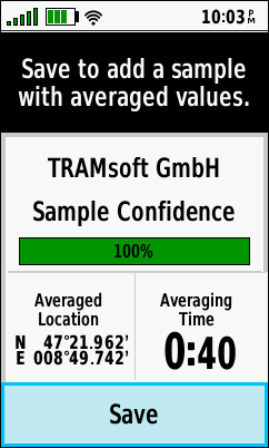 GARMIN GPSMAP 66s/st/sr/i - Waypoint Averaging