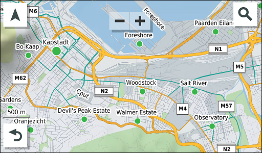 GARMIN Overlander -  City Navigator suedliches Afrika: Kapstadt